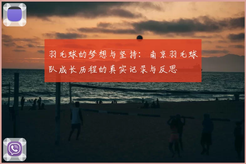 羽毛球的梦想与坚持：南京羽毛球队成长历程的真实记录与反思