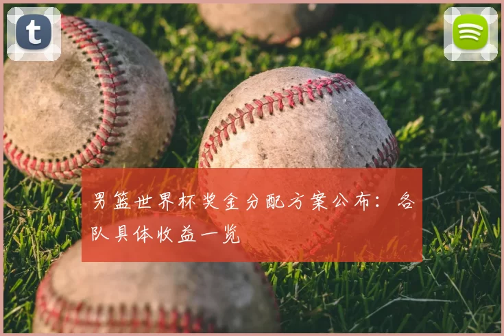 男篮世界杯奖金分配方案公布:各队具体收益一览